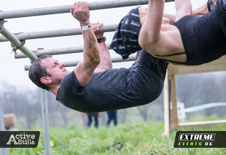 OCRbyBuffy's tweet photo. My husband and I having a bit of fun @ExtremeEventsUK Battle of Lansdown last weekend. https://t.co/pcy6mnd6ct