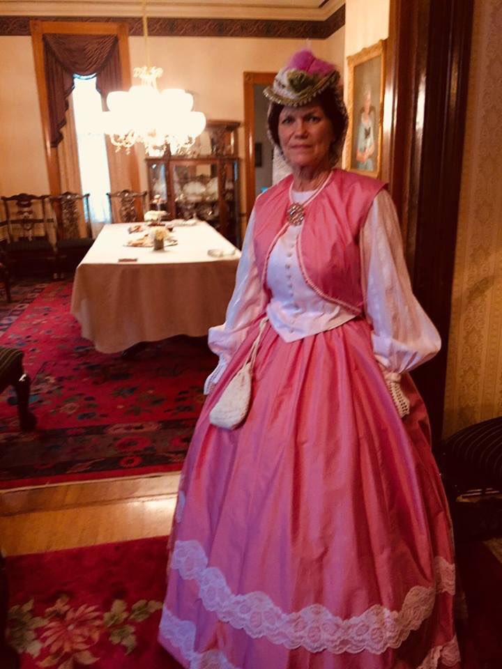 As part of the Battle of Helena Commemoration this past weekend, Mrs. Grant hosted a tea at the Pillow-Thompson House. Living historian, Julia Fields, shared her remarkable story as  the wife of famous Union General and President, U.S. Grant. #battleofhelena #visithelenaar