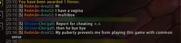 Syncotus's tweet photo. Seems Redmån has no common sense while playing, must be the saltiness. :) #WPvP #Warcraft https://t.co/PSz5AhrS2g