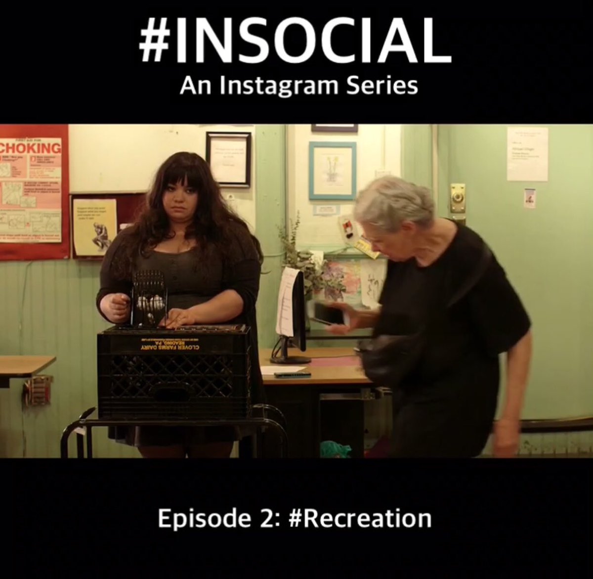 InsocialSeries's tweet photo. Make sure to check out episode 2 of #Insocial on Instagram! https://t.co/QQvEf2D4Xz.  #webseries #womeninfilm #comedyshow #comedy #phoneaddicts #iphone #instagram #instaseries https://t.co/9xZS9miToU