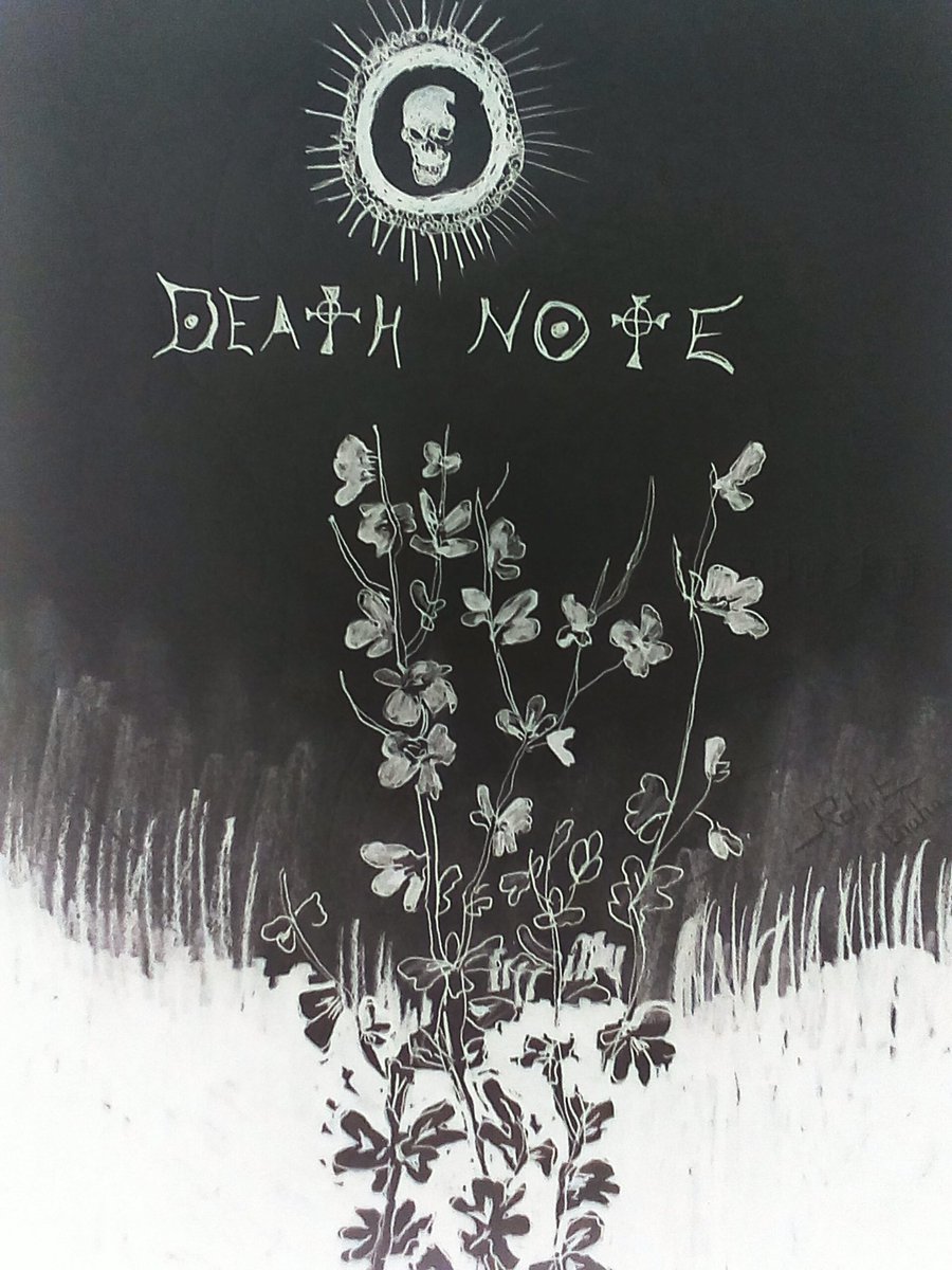 RohitGuha19's tweet photo. My new drawing...😊😃😊For Death Note ...It is a great anime story #DeathNoteFan😊🙌😍😃😆 https://t.co/OnysF7qK0r