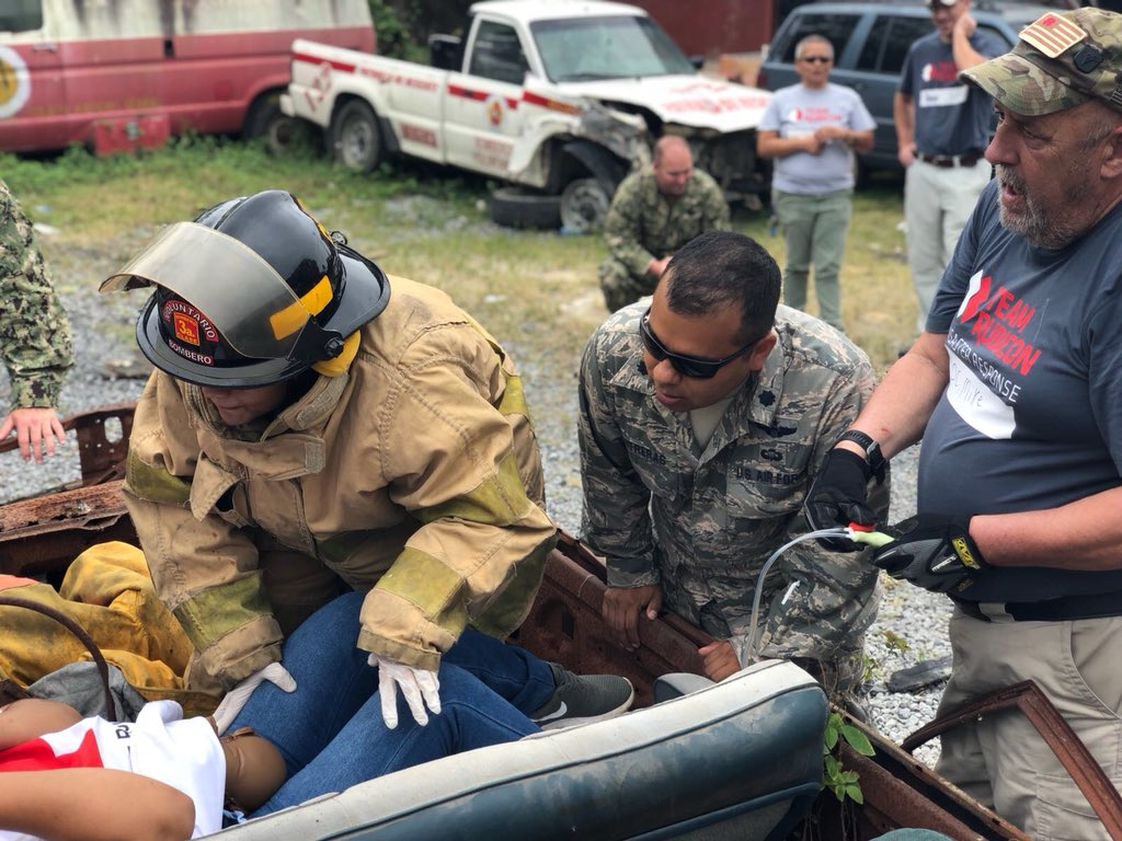 usnavy_cp's tweet photo. @USNavy @TeamRubicon @usairforce team members and the volunteer fire department in #PuertoBarrios #Guatemala perform various drills on the second day of disaster response training during #ContinuingPromise2018
.
.
.
@usembassyguate @NMCCLejeune
#ContinuingPromise #CP18 https://t.co/TBaxRHshyW