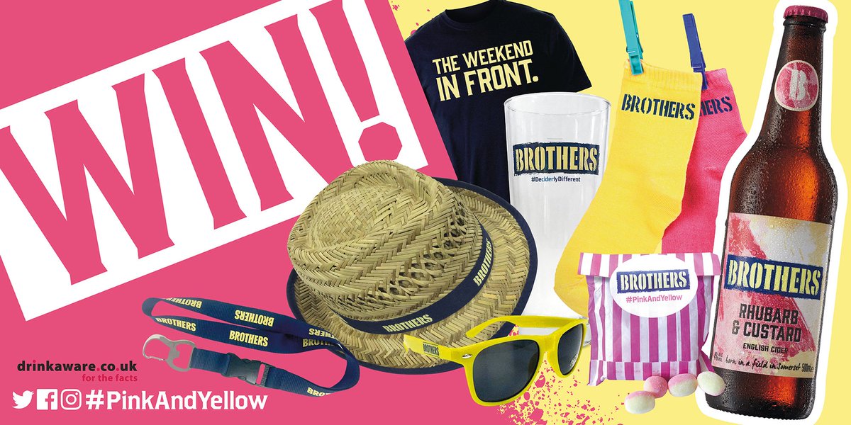 myLondis's tweet image. To celebrate the return of @BrothersCider Rhubarb &amp;amp; Custard Cider, we're giving you the chance to #WIN an exclusive Brothers Cider hamper! To enter, simply RT &amp;amp; Follow @myLondis 

Can't wait? Find it now in your local Londis! 

#PinkAndYellow 
#WinItWednesday
