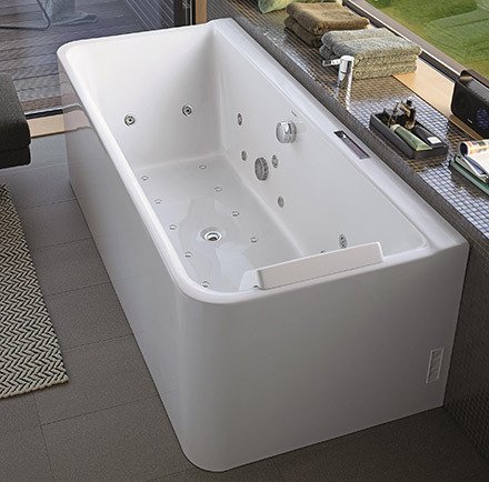 Duravit's tweet photo. Relaxation plays an important role in life. Why don't you relax in a #Duravit #P3Comforts bathtub? Personal care and wellness unites in one product. 💠 #relax #livingbathrooms https://t.co/UWFbOSGXoD
