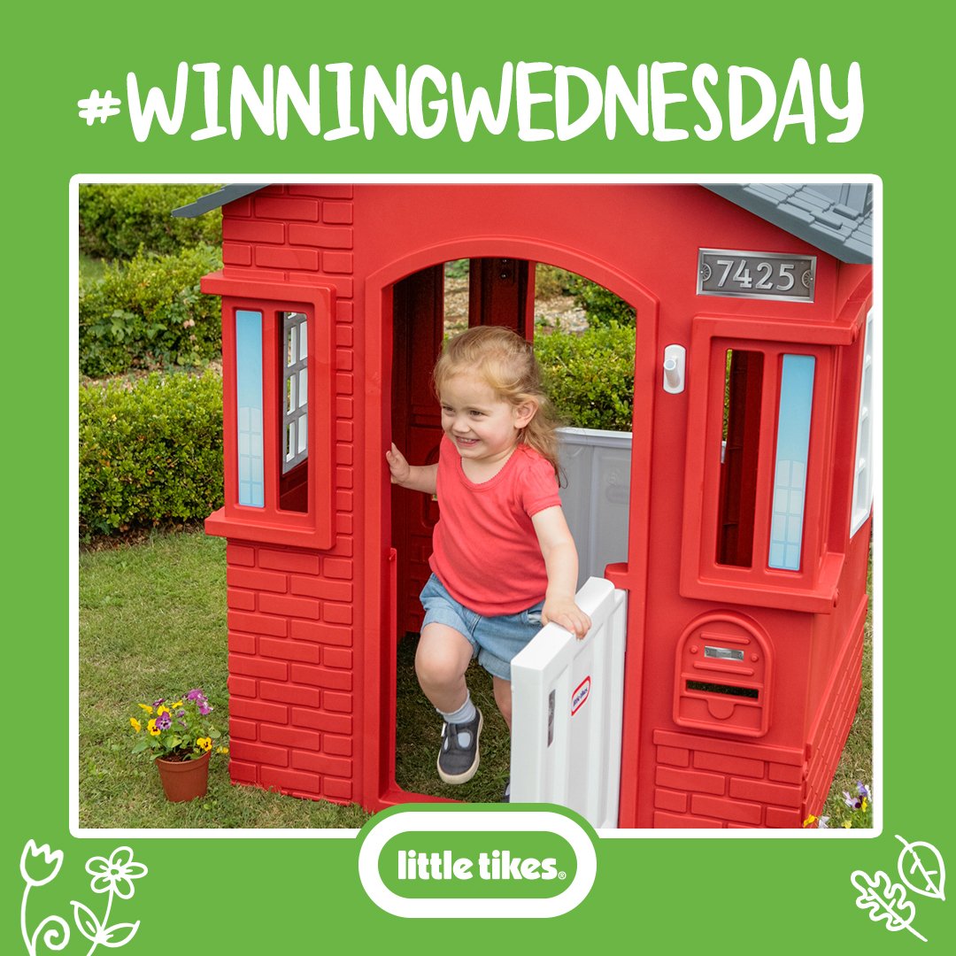 LittleTikesUK's tweet photo. Happy Wednesday everyone! ☺️ Be in with a chance of winning an awesome Cape Cottage by simply following us and retweeting this post! Competition ends 18.04.18 - midnight. T&amp;Cs apply #Competition #Win #Giveaway #WinningWednesday https://t.co/oi0U8Ho3Yh