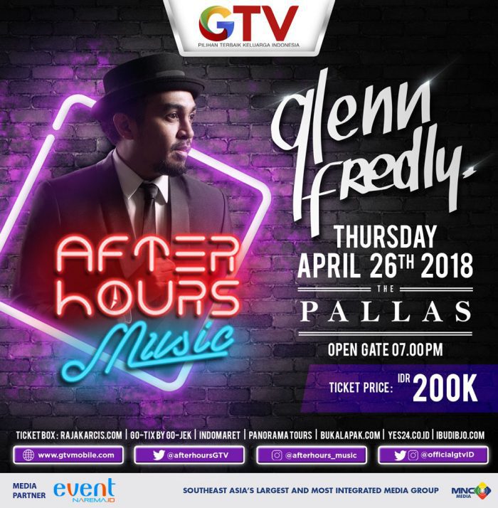 After Hours Music Glenn Fredly – GTV event.narema.id/acara/after-ho…