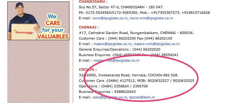 joinALOK's tweet photo. @TpcindiaCourier @jagograhakjago classic case of customer-last policy! 
Cust care Landline number out of order, both mobile numbers switched off. 

But business enquiry/Operations number is active

Customer left high and dry! Long way to go (un)professional courier! https://t.co/ODacFtfogo