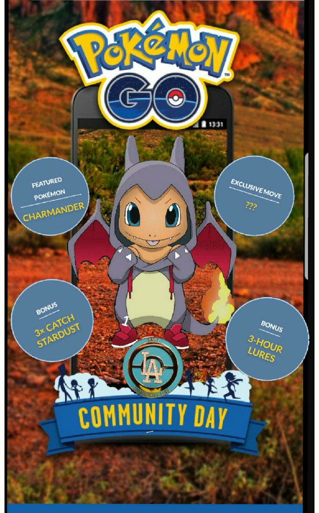 Dat1Guy_Ralph's tweet photo. Join us may 19th @4837 E 3rd St, Los Angeles, CA 90022
•We will be having our 4th Catch Competition($10 to join,everyone who joins takes home a community day badge with charizard on it)
#PokemonGOCommunityDay #PokemonGO @OfficialJTGily @MYSTIC7 @ReversalYouTube @PkmnMasterHolly https://t.co/ELXz10XDie