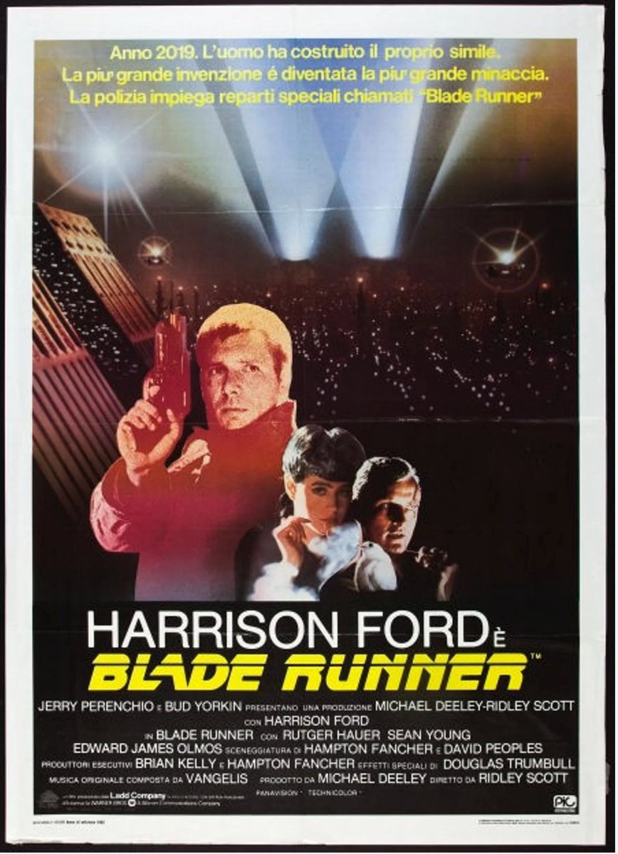 加藤 テツナオ ブレラン ブレードランナーポスター 19年 イタリア語バージョン ブレードランナー ブレードランナー49 Bladerunner ポスター