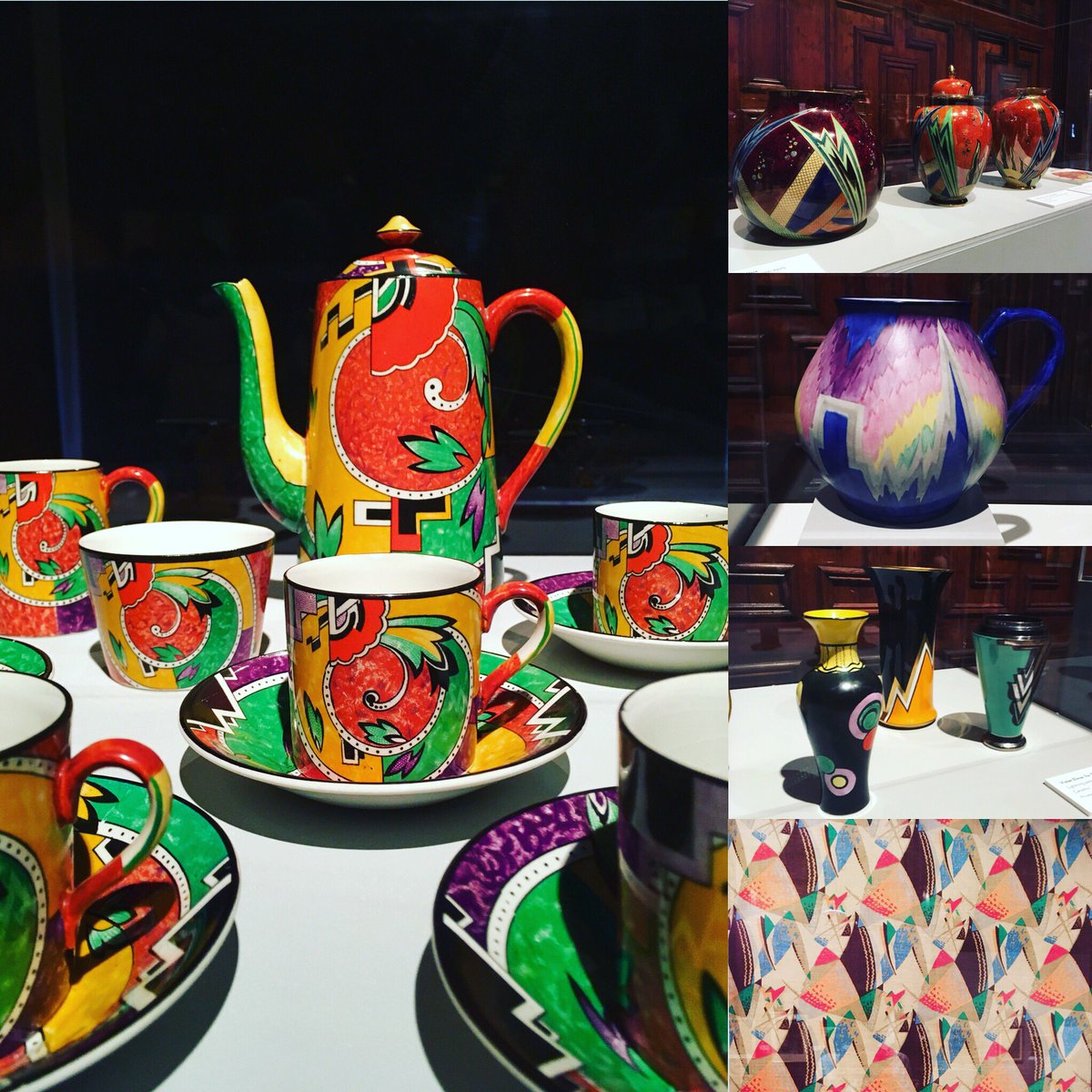 WhenIDecorate's tweet photo. Some of the beautiful items on display in the @TwoTemplePlace #RhythmandReaction - the Age of Jazz in Britain exhibition 😍 https://t.co/FHldd9796J