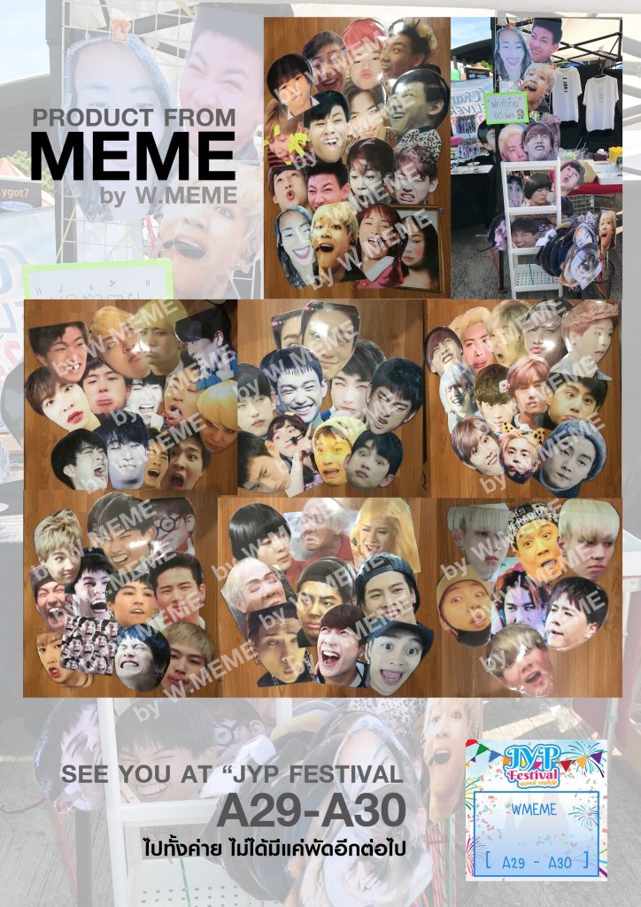 WMEMEmeme's tweet photo. อัพเดตตารางออกบูธ #WMEME
▪️APRIL▪️
-21 #ตลาดนัดบังทันบอย888 บูธ1-3 @สนามเป้า
-28 #NUESTWinBKK @ธันเดอร์โดม
-29 #เคป๊อปสตรีทSS2 @สนามเป้า
▪️MAY▪️
-5 #JYPFestival @สวนลุมไนท์
-11-13 #GOT7WorldTour2018inbkk @อิมแพค
-27 #EXODAYinBKK @เอกมัย
ใครไปงานไหนมาทักทายได้น้า😘 https://t.co/rXra2ihJ4K
