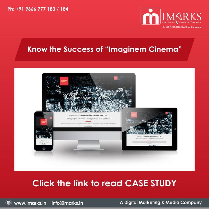 imarksglobal's tweet photo. Read a complete #CaseStudy of Imaginem Cinema.
Click Here:
https://t.co/p9CalEwdO3
Want our help for your #business growth.
#Marketing #DigitalMarketing #OnlineMarketing
#IMarksDigitalSolutions
Contact: 040-29802221 https://t.co/Qf8gs4HA58