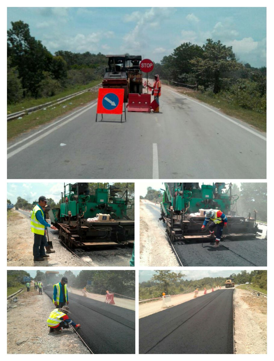 AHTNU_Area3's tweet image. Info 18/04/2018
Sambungan kerja² berkala / bukan berkala pavement 2018 di Daerah Setiu di jalan T168 Jln Chaluk / Gong Terap / Bukit Putera sec 6.10 - 6.30 menggunakan kaedah PMC ( trial lay)
@AHTNUC_TSRM @JKRSetiu