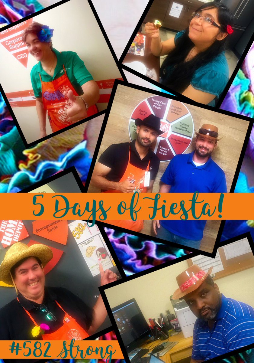MyDepotRocks's tweet photo. Fiesta Kick-Off!!
ππ 5 Days of Fiesta! ππ
Today was Cowboy Hats & Flowers! π
Associates and management wore cowboy hats and flowers in their hair πΊ #HappyFiesta
#582STRONG #CreatingExcitement #Fiesta2018 #ThanksEmily π https://t.co/8r51beQKLi