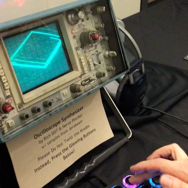 This Thurs come play  <a href="/richddt/">Rich DDT</a> OscilloscopeSynth at Bicycle Day <a href="/themidwaysf/">The Midway SF</a> and get $10 discount tix with code "lovetech" 🎼🚴‍♀️⚡️ift.tt/2qGTDoO ift.tt/2H7cC6Z