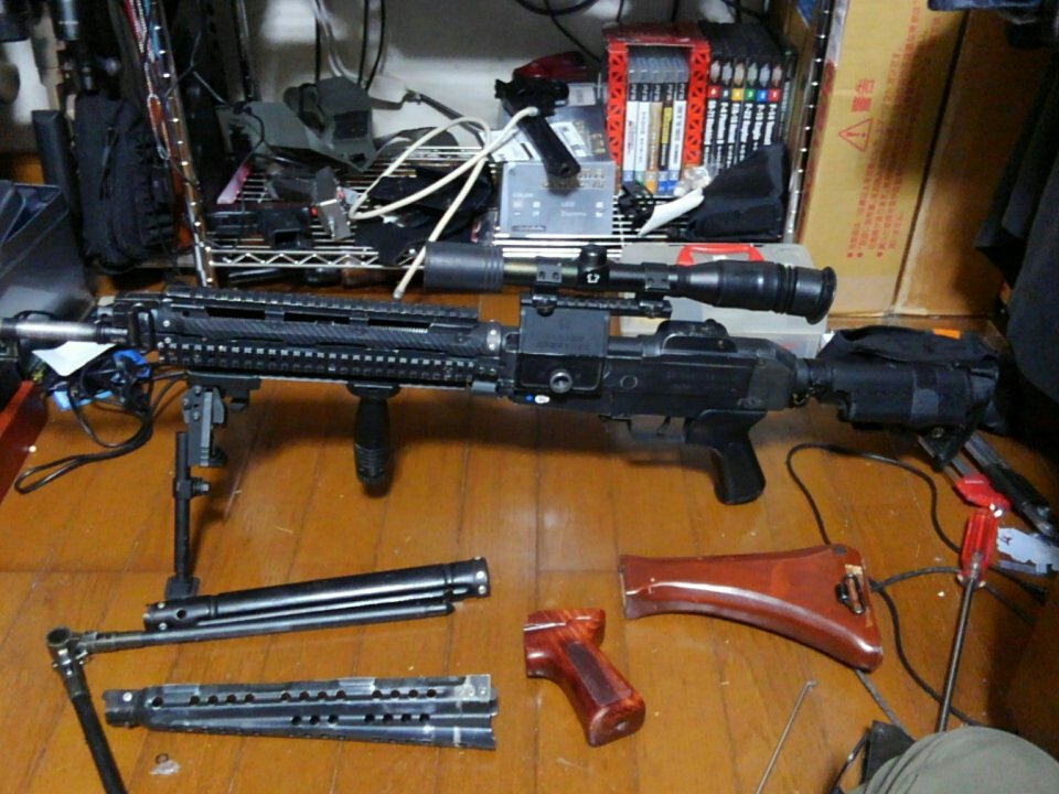 うちの89式小銃や64式小銃が よく魔改造って言われるけど 銃身短くして