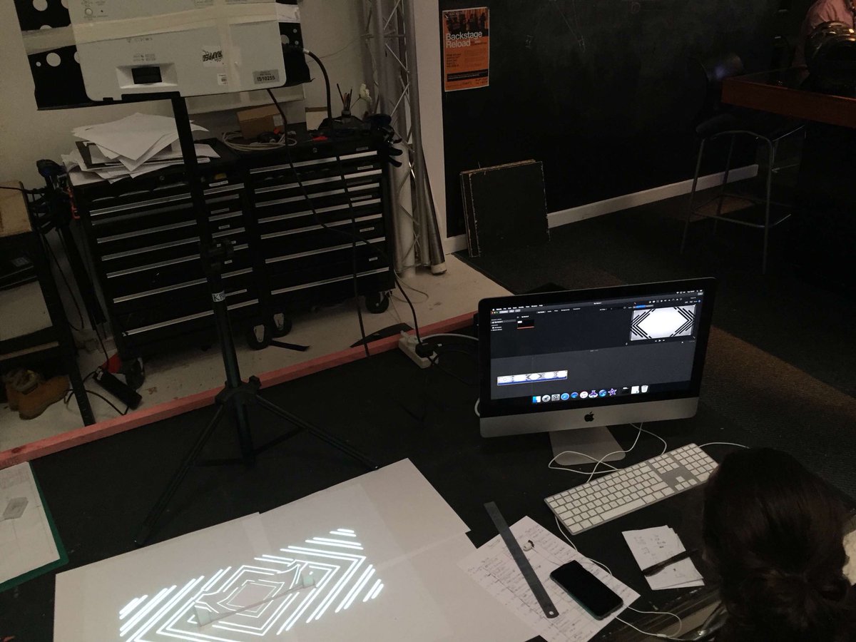 productionGeorg's tweet photo. Good progress with Qlab and Projection @Figure53 #projectionskatetrails https://t.co/lk4cSeRFUo
