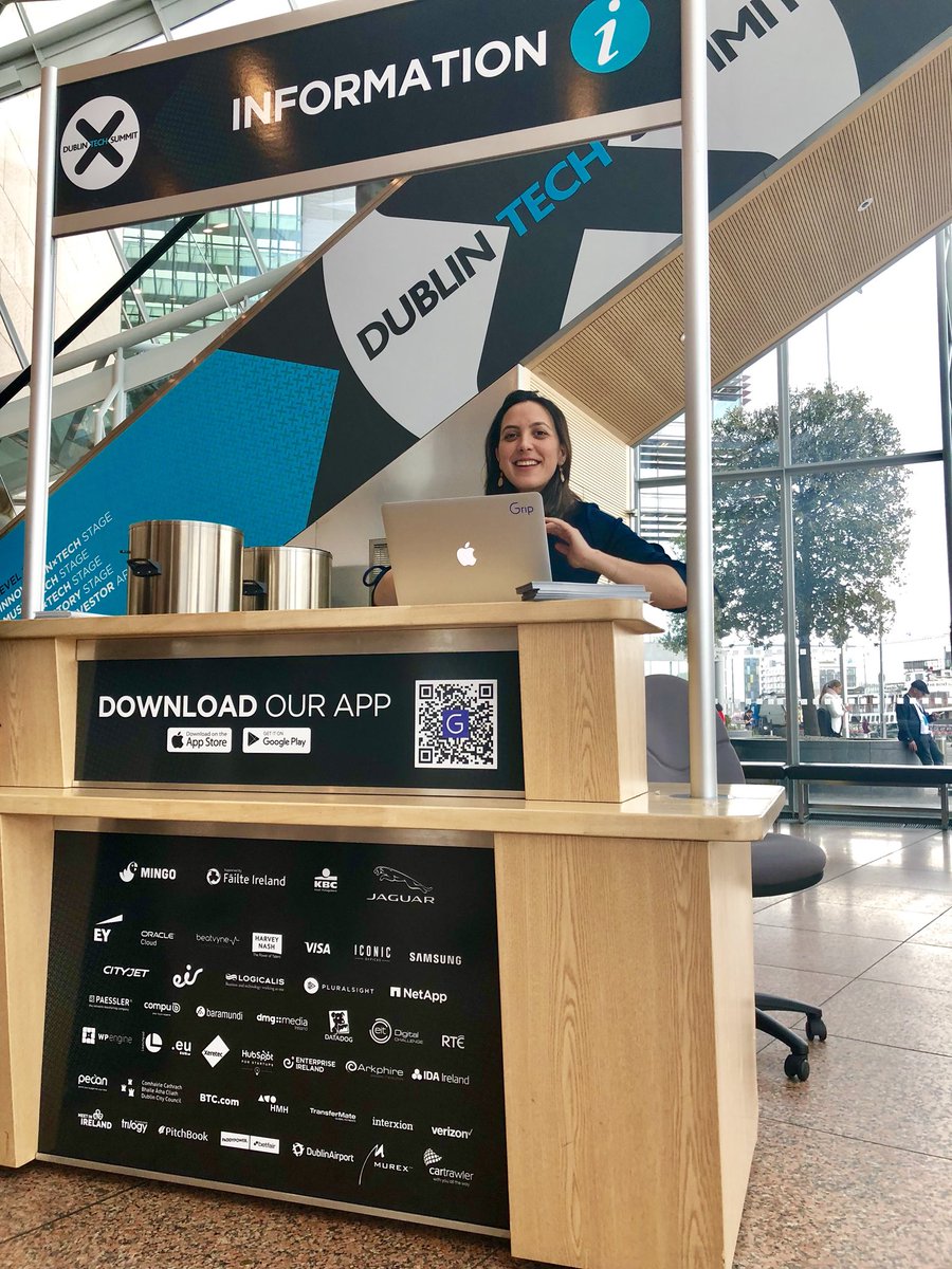 grip_events's tweet photo. Need a ‘hand’ with your #GripApp? Why don’t you come and meet Maria. She’ll sort you out! #DTS18 #Grip #AIpoweredNetworking #LetsMeetAtDTS https://t.co/UZcxN1yxMZ