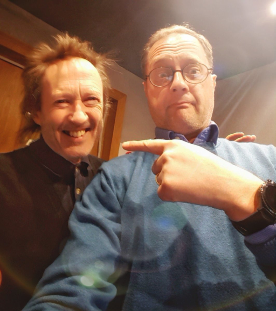 Nice to see <a href="/impaulclark/">Paul Clark</a> today. 🖒🏼📻🎤