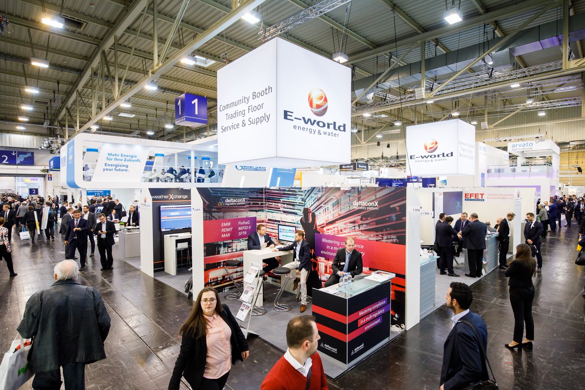 EworldEssen's tweet photo. Fascinating insights into #blockchain at the #Eworld2018 community booth and also at the Trading & Finance Forum https://t.co/NZ9oeGfIYY. And there is more to expect. @smappee @sonnenCommunity @ESMIG_EU @ENGIEgroup https://t.co/kzDp2zza2A