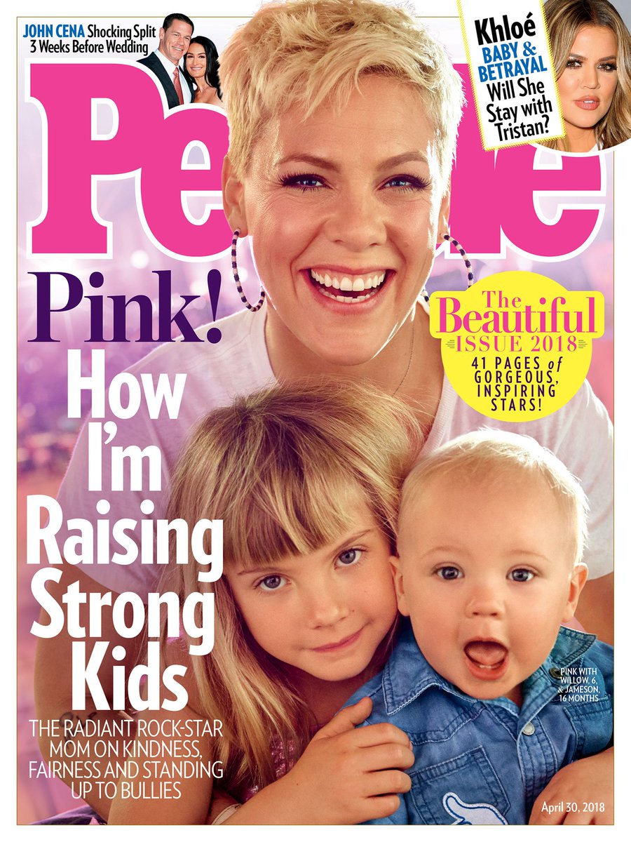 people's tweet photo. Grammy Winner @Pink Graces the Cover of PEOPLE's Beautiful Issue with Her Two Kids https://t.co/9ql3EJkgS0 #TheBeautifulIssue https://t.co/liHaL7sBa7