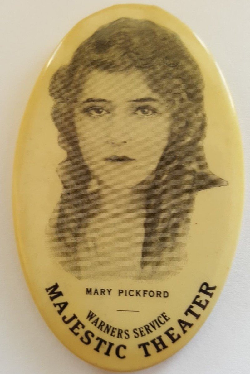 #Hollywood celluloid pocket #mirrors, giveaways at move theaters, Fannie Ward, Charlie Chaplin Roscoe Arbuckle &amp; #MaryPickford