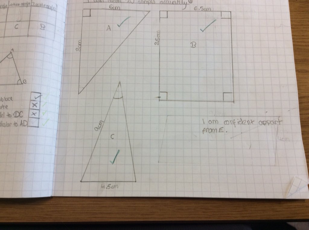 MissLawEPS4's tweet image. Year6 drawing angles #mathslesson