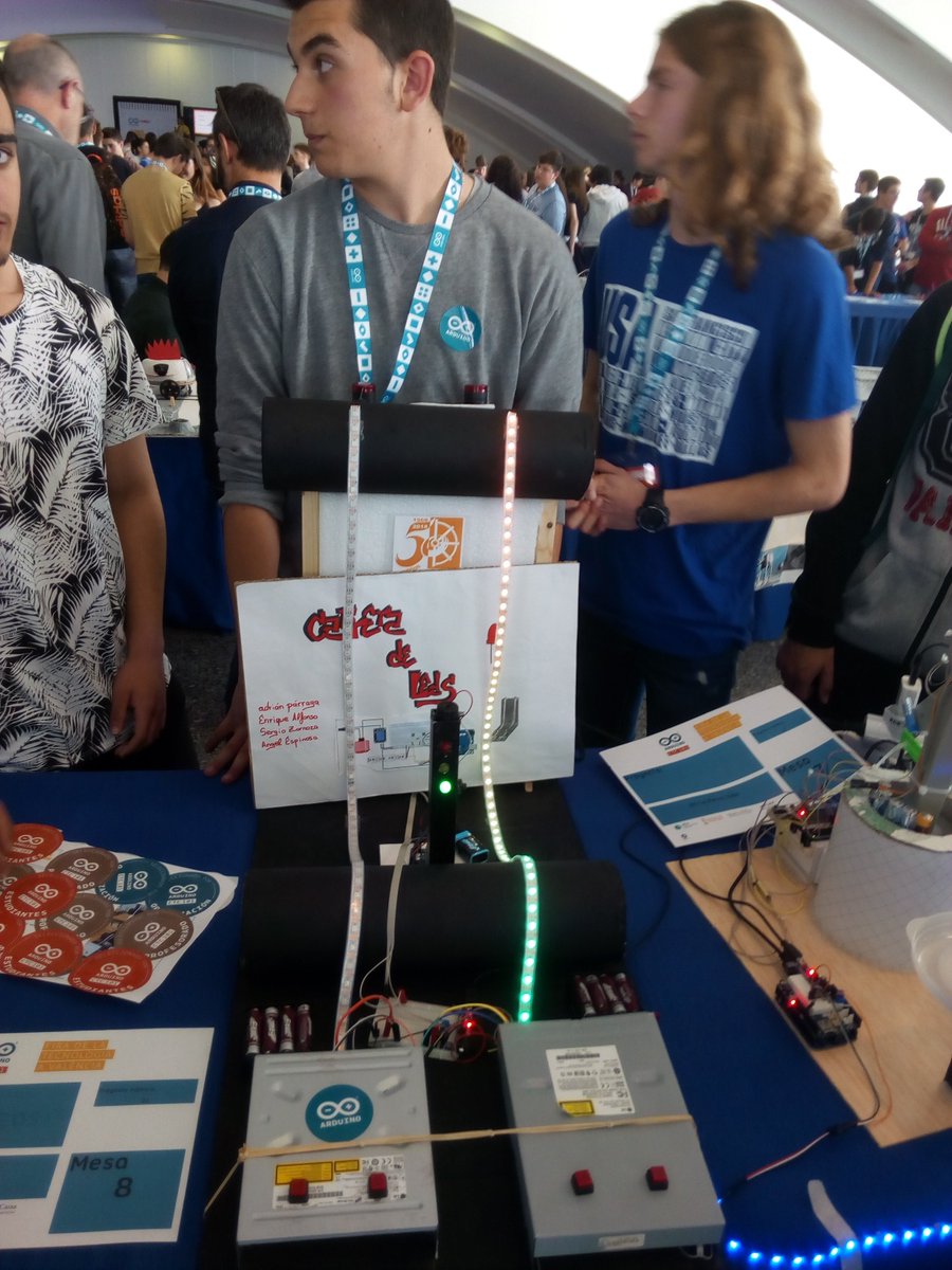 HackerSpaceTech's tweet image. RT arduino "RT carsecor: #ArduinoCTC #FeriaValencia #CefireCTEM Proyectos espectaculares https://t.co/JaWpwxZqS3"