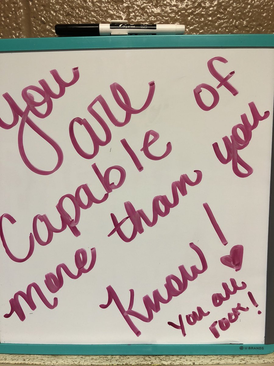 Testing day 3 quote! So very true!!! ❤️ all of you!! <a href="/RESTigers/">Rockford Elementary</a> #RESROARS