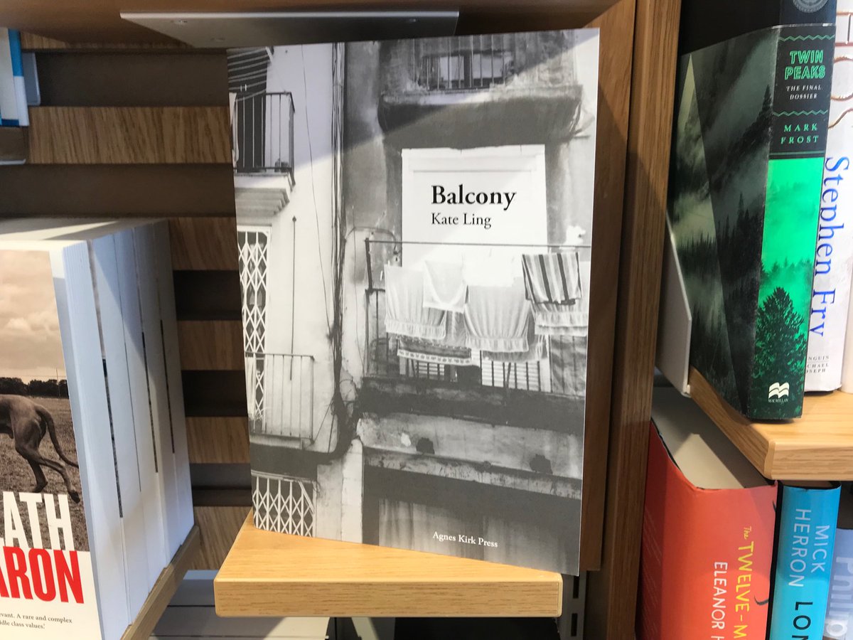 bach_peter's tweet photo. Great to see Kate Lingโs poetry - as published by Agnes Kirk Press - enjoying pride of place in Waterstones today. #kateling #emmawarren #joannakirk https://t.co/SQeFD3LxFc