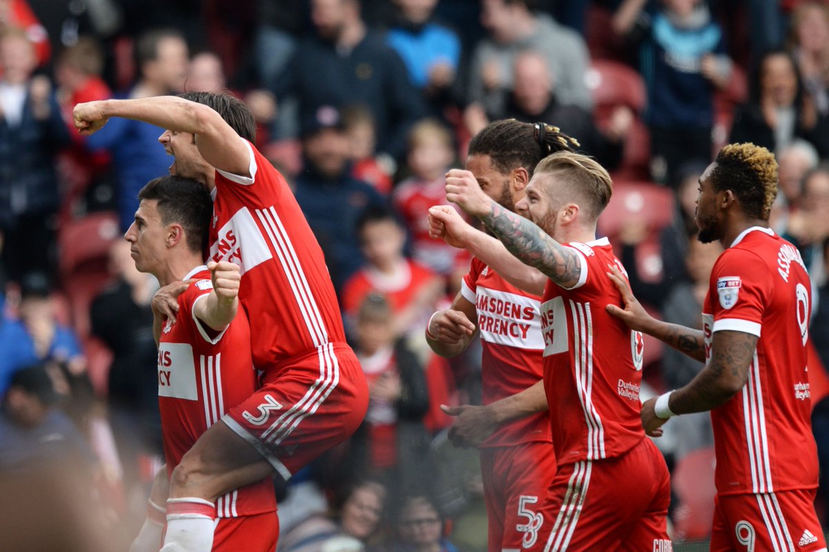 Boro's tweet photo. With 1⃣8⃣ different scorers, #Boro are proving adept at sharing out the goals in the @SkyBetChamp this season ⚽️🔴⚪️

Here's more ➡️ https://t.co/KXyhQybY3q #UTB https://t.co/ekuobWAxZe