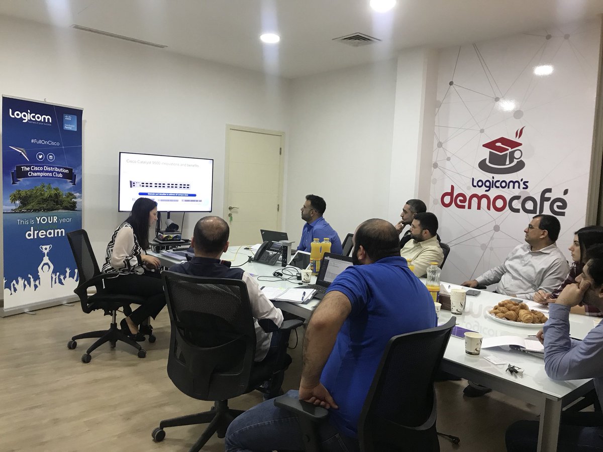 LogicomDisti's tweet image. Snapshot of our most recent partner @CiscodCloud demos in our #LogicomDemoCafe facilities! Contact your Logicom Account Manager today or click here to book your own personalized Logicom Cisco Demo session surveymonkey.com/r/DemoCafe_Reg… #CiscoDCC18 #DCCLOGICOMMEE18 @CiscoDistEMEAR