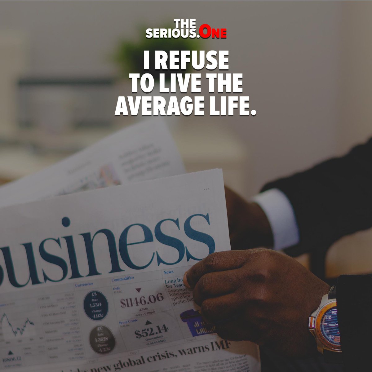 I refuse to live the average life.

theserious.one/i-refuse-to-li…

#hustle #workhard #motivation