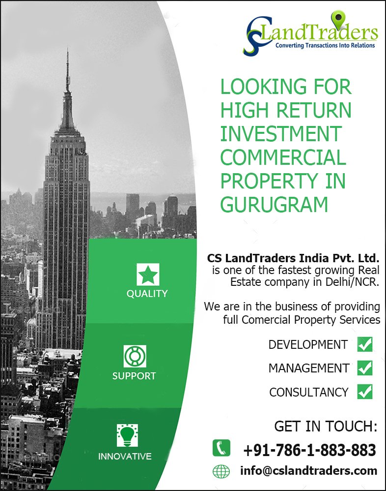 CSLandtraders's tweet photo. Looking4 #HighReturn #Investment!
Then Invest in Commercial Properties
Speak vd Our #Experts 4the #BestAdvice
Call #CSLT +917861883883
https://t.co/F8uPg3f1w1
#BestCommercialProperty #Gurugram #SecurityServices #RealEstateAgent #Gurgaon #RERAApproved #BestCommercialProject https://t.co/Tv5Nak1Fv7