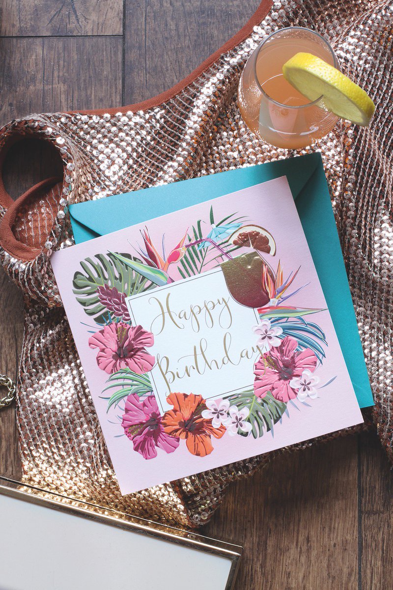 Belly_b_designs's tweet photo. Colour hots up with our bright birthday sends in CoCo! Finger’s crossed we’ll be grabbing a cocktail later to cool down! #BellyButtonDesigns #CoCo #GreetingCards #BestSellers #Colour #MarsGreen #Design #tropical #sunsout #heatwave 🤞☀️🍹 https://t.co/KPPLAuZSCC