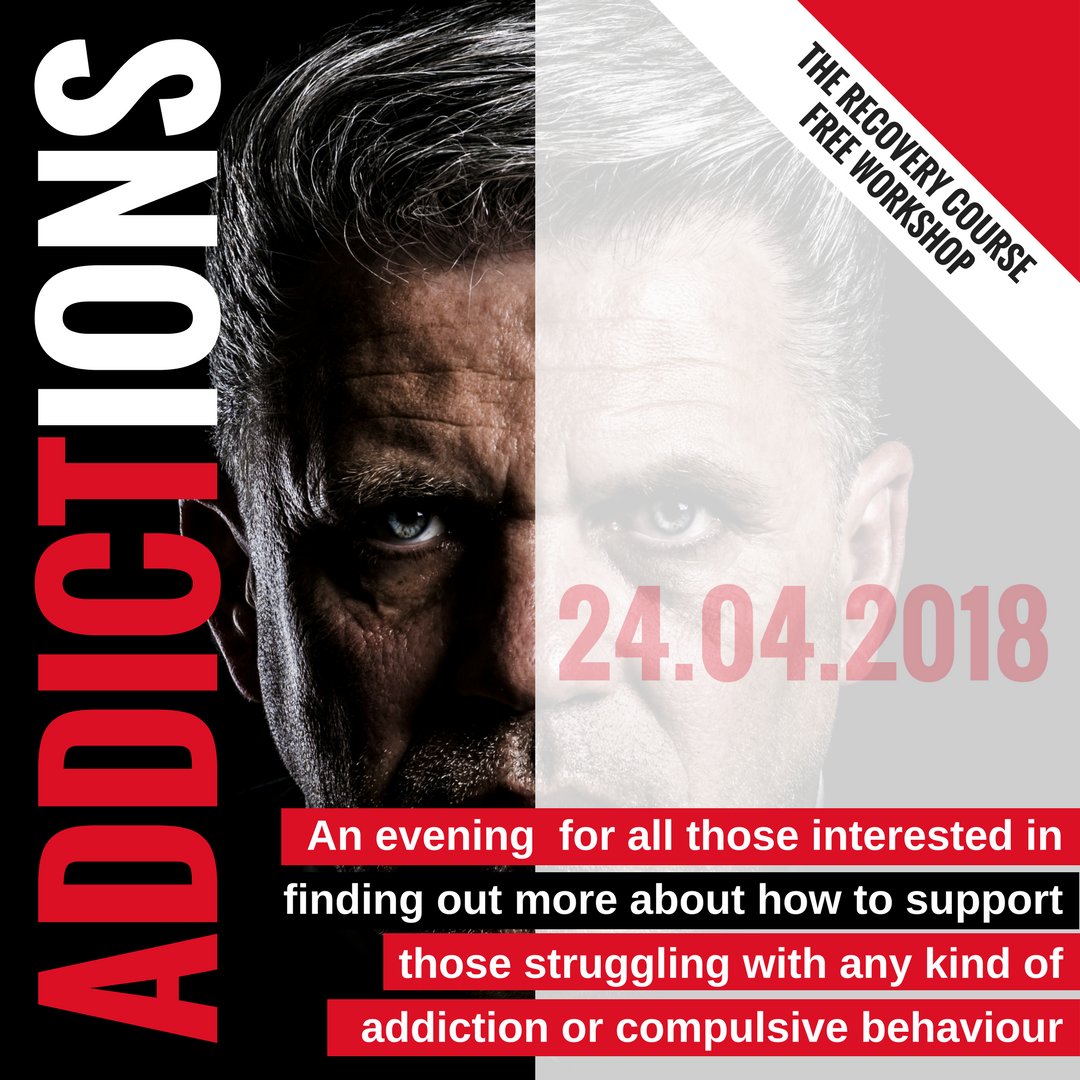 recoverycourse's tweet photo. Book your place for our Free Recovery Course workshop led by @JustynLarcombe https://t.co/jjDQZGbAjv
#recovery #addiction #freedom #hopeforfreedom #hope #events #tonbridge #joinus #community #help #twelvesteps #compulsivedisorder #drugs #alcoholicsanonymous #socialmediaaddiction https://t.co/azPox3d6KX