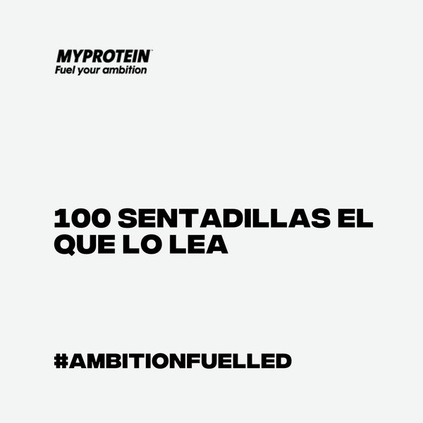MyproteinES's tweet photo. ¡¡NO LO LEAS, NO LO LEAS, NO LO LEAS...!! 

¡Te avisamos! 😂 https://t.co/PRU5LAjBg5