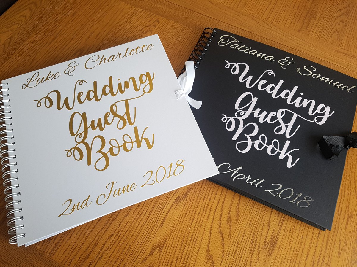 I absolutely love our new guest books. What do you think??