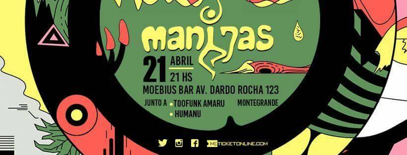 #AgendaMMQR 📅

<a href="/manijasoficial/">Manijas</a> 🕺se presenta en #MoebiusBar (Monte Grande) junto a #ToofunkAmaru y #Humanu a partir de las 21hs

➡️➡️➡️Entradas por sistema meticketonline.com ⬅️⬅️⬅️