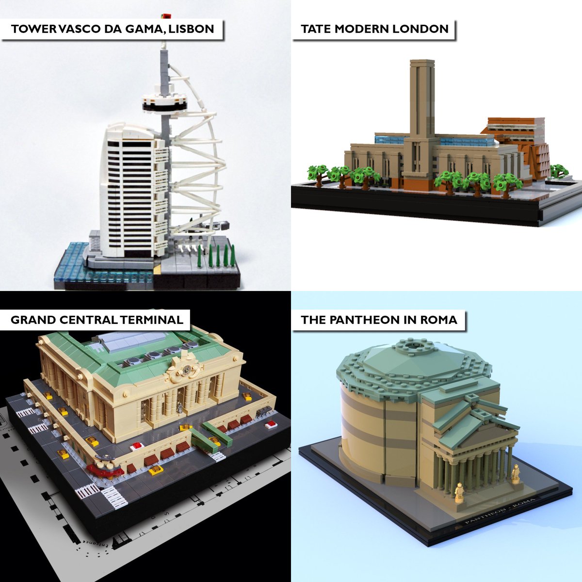 lego architecture pantheon