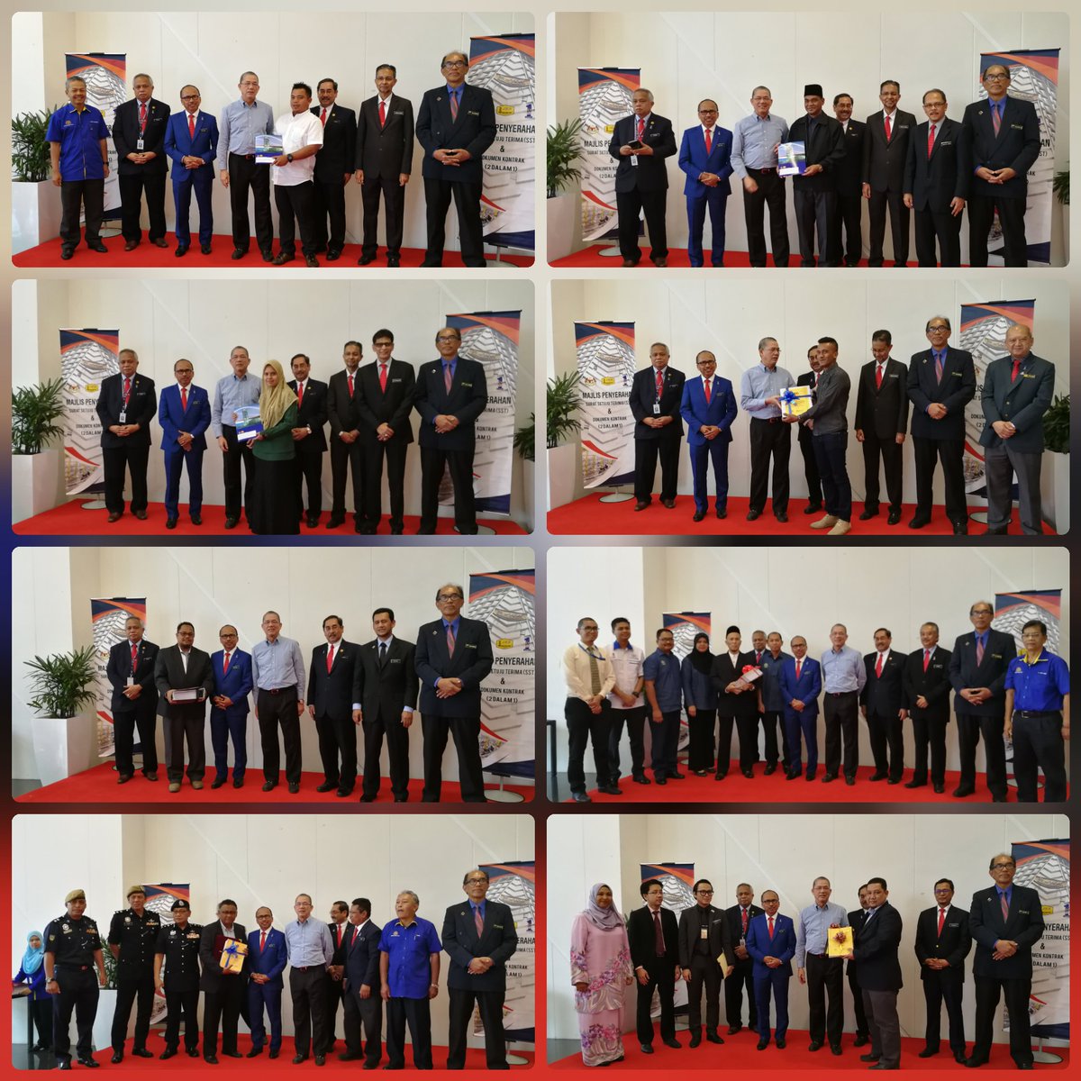 KPKR <a href="/RoslanMdTaha/">Roslan Md Taha</a> hadir majlis serahan SST bagi 8 projek yg disaksikan oleh YBM @MOWorks <a href="/PetraJayaMP/">Fadillah Yusof 🇲🇾</a> 5 SST diserah bersekali dgn dokumen kontrak. Syabas <a href="/JKRMalaysia/">JKR Malaysia</a>
<a href="/Rosnah_ARS/">Rosnah Shirlin</a> <a href="/DrAliHamsa/">Ali Hamsa #YNWA</a> <a href="/ICU_JPM/">ICU_JPM 🇲🇾</a> <a href="/CksJKR/">Cawangan Kerja Keselamatan JKR Malaysia</a> <a href="/CKBA1_JKR/">CAWANGAN KERJA BANGUNAN AM 1</a> <a href="/CawJalanJKR/">Cawangan Jalan JKR Malaysia</a> <a href="/CKP_JKR/">Cawangan Kerja Pendidikan (CKP), IPJKR MALAYSIA</a> <a href="/KastamMalaysia/">Kastam Malaysia</a> <a href="/PDRMsia/">Polis Diraja M'sia</a> <a href="/MyMOTAC/">MyMOTAC</a>