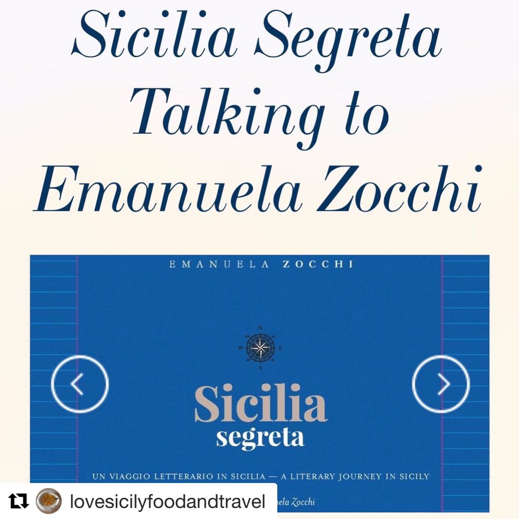 Secret #Sicily - #SiciliaSegreta Talking to Emanuela Zocchi lovesicily.com/content/secret… <a href="/lovesicily/">Katia Amore</a>