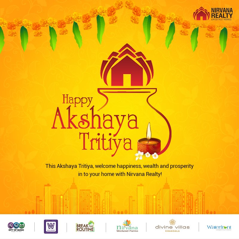 pranavaj's tweet photo. This Akshaya Tritiya, #welcome #happiness, #wealth and #prosperity into your #home with nirvanarealty.#AkshayaTritiya https://t.co/owppyOXKji #HappyAkshayaTritiya #waterfront #cityofmusic #nirvanarealty #wollywood #wada #camp #fun #trees #landscape #nature #treetops #naturelovers https://t.co/1asTeygtMy