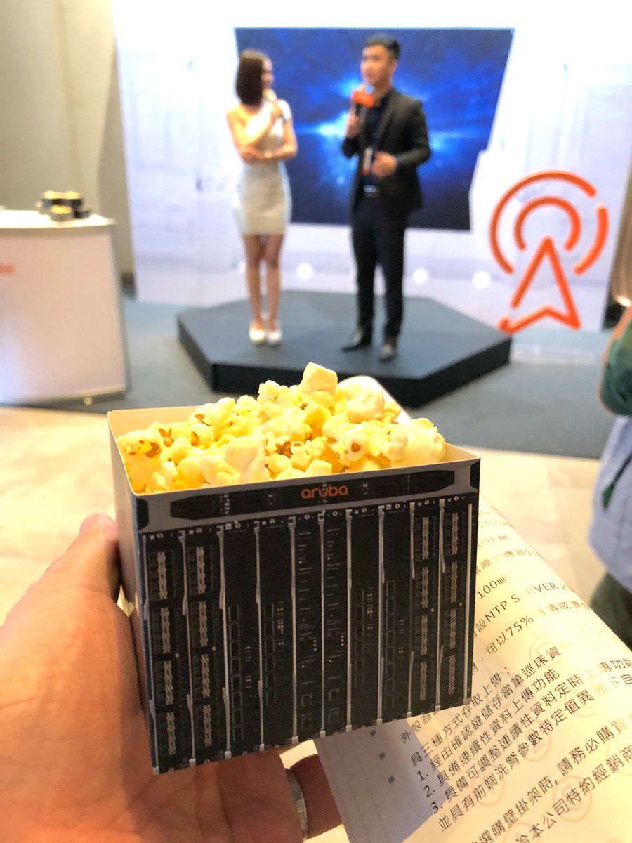 rosschen's tweet photo. 8400 popcorn
#ATMLocal @ArubaNetworks https://t.co/QYN8n8hr4i