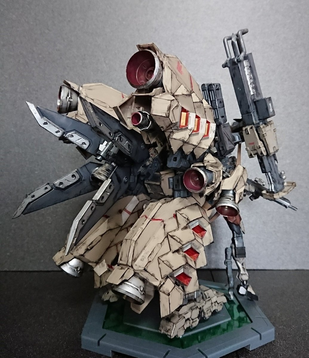 天叢【巡航形態仕様】
天叢ちゃんの追加装備、完成です!٩( 'ω' )و

通称『ブロッサムアームズ』。
作戦地域への高速侵攻を目的とした、巡航形態へ換装させる特殊装備。
武器は、対艦兵装パイルバンカー、掃射機関砲と、少なめながら高火力に特化している

#フレームアームズ・ガール 