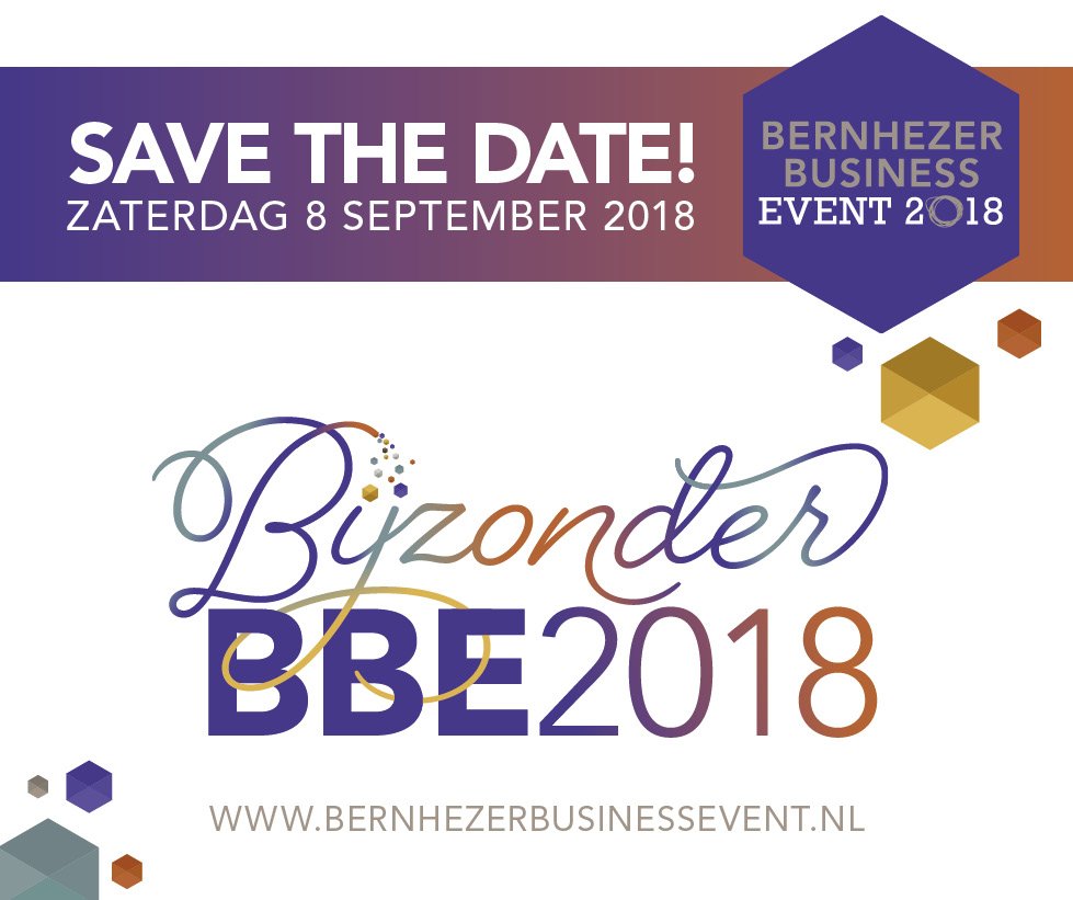 Zet 8 september vast in je agenda. 
Het Bernhezer Business Event 2018 wordt BIJZONDER.
Meer informatie volgt...