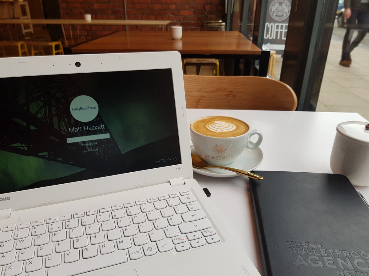 cannyhackett's tweet photo. First stop of the day β #nomadicworking #Manchester (@ Grindsmith Espresso & Brewbar - @grindsmith_gn in Manchester) https://t.co/kKcNRbsepR https://t.co/lZ7qeU0Pzm