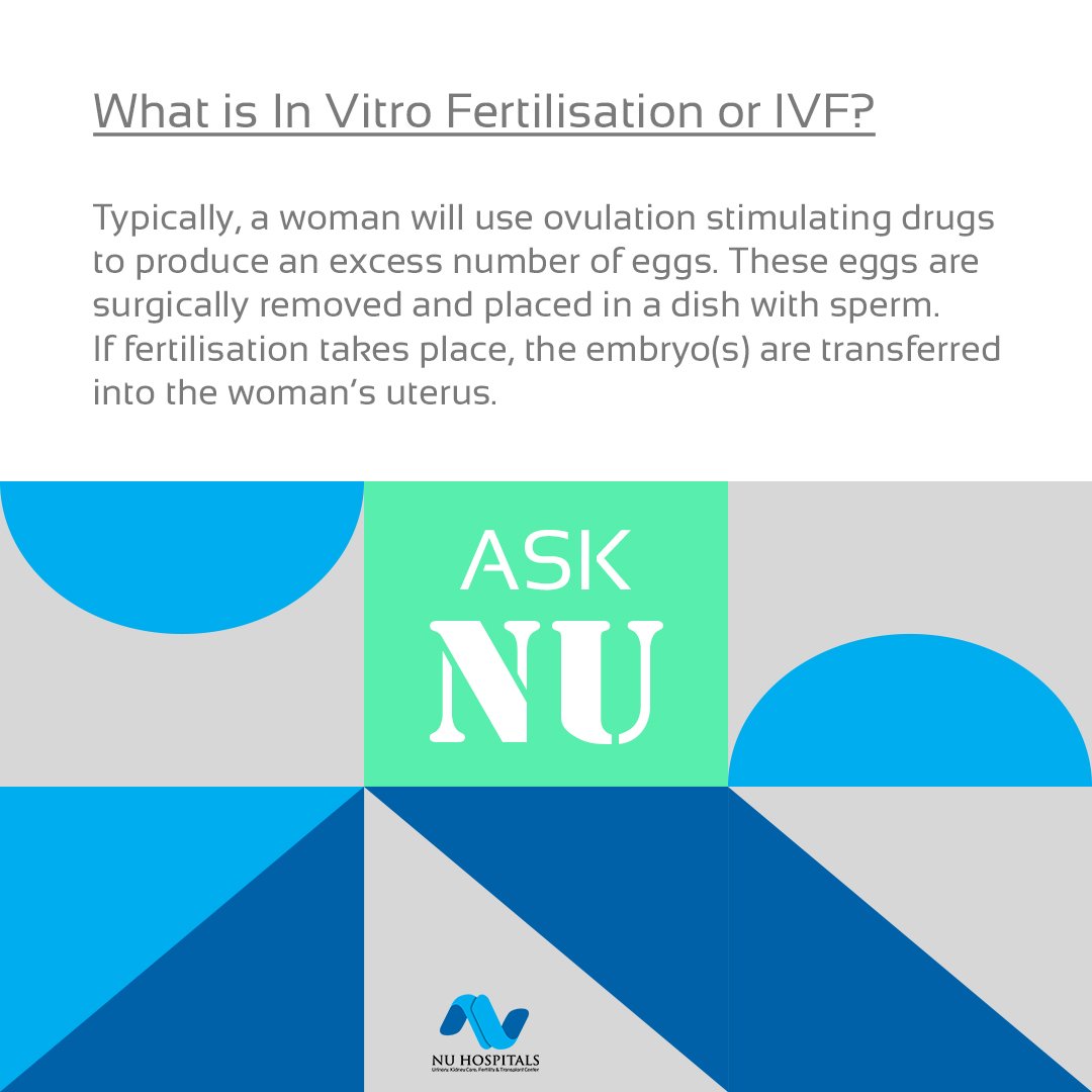 NU_Hospitals's tweet photo. Get to know what IVF is how does it work. #AskNU #IVF https://t.co/9HS5o4VPln