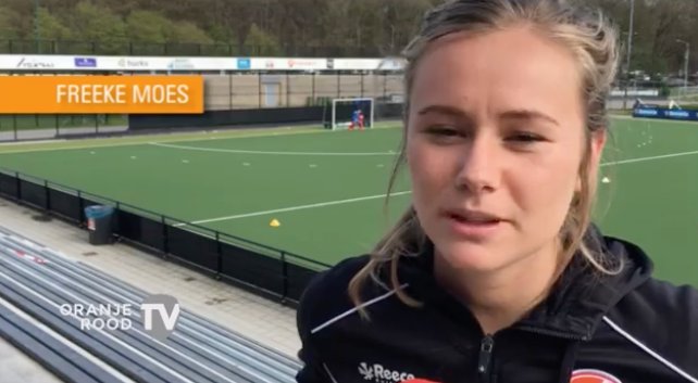 OranjeRoodTV: <a href="/freekemoes/">Freeke</a> heeft vertrouwen in duel tegen Laren. facebook.com/hcoranjerood