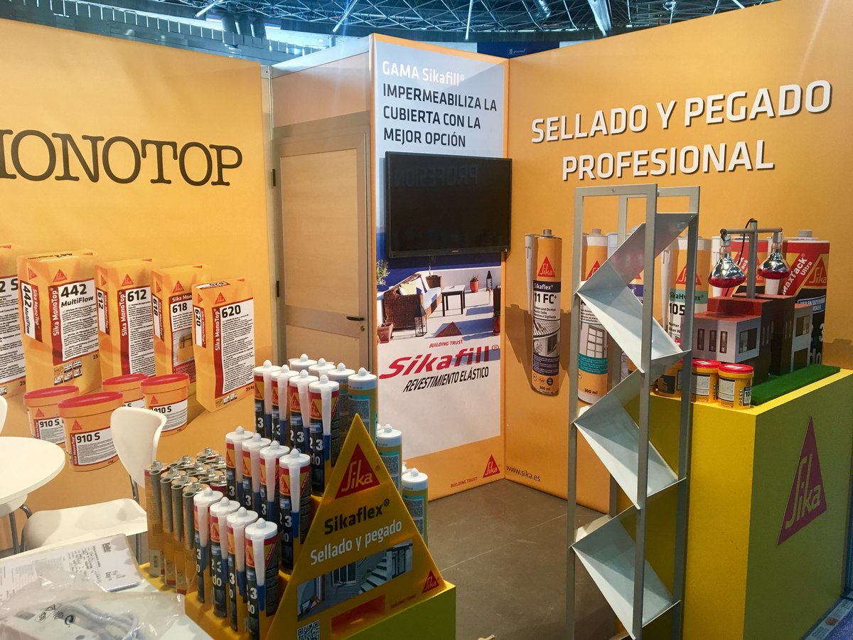 SikaSpain's tweet photo. Hoy y mañana estamos en el #BigMatDay18 @BigMatIberia en el Madrid Arena. Ven a visitarnos ! https://t.co/C9LJTQLHSo